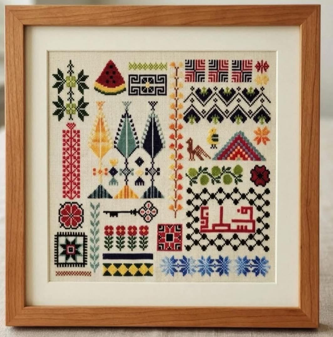Palestinian Tatreez Wall Hanging
