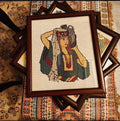 Palestinian Woman Tatreez Wall Hanging