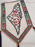 Palestinian Map Tatreez Wall Hanging