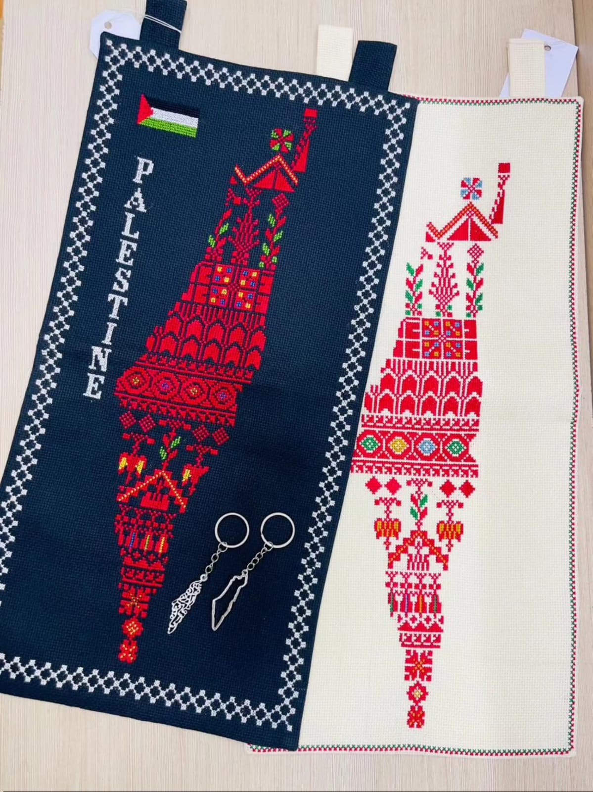 Palestinian Map Tatreez Wall Hanging