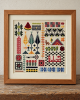Palestinian Motif Sampler Tatreez Art - product view