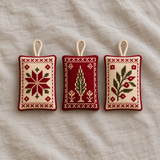 Mini Sampler Tatreez Christmas Decorations