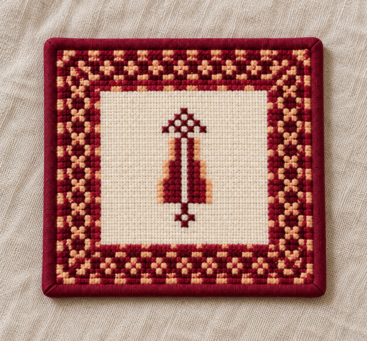 motifs tatreez coaster set - individual design J