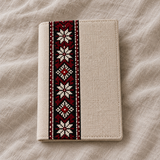 Star Tatreez Passport Cover - Natural