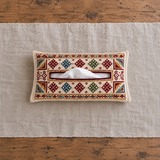Portatessuto Tatreez geometrico multicolore - Crema