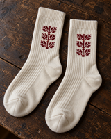 Coffee Bean Tatreez Socks