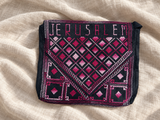 Jerusalem Diamond Tatreez Bag - Pink