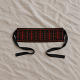 Branching Tree Tatreez Wrap Belt - Black